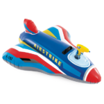 INTEX Plută-saltea gonflabilă “Avion de vânătoare cu pistol de apă” cu mâner, 112х91 cm, până la 40 kg, 3+, 2 culori - imagine 4