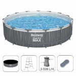 Bestway Бассейн STEEL PRO MAX 457x107 см, 14970л, металлический каркас, подсветка