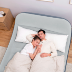 Bestway Надувной матрас со встроенным электронасосом 220 V и изголовьем, 152x226x84 см — изображение 19