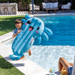 INTEX Plută-saltea gonflabilă "Axolotl" 109x94x14 cm, până la 40 kg - imagine 8