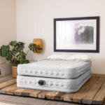 INTEX Надувная кровать “Velur Supreme” 152x203x51 см, встр.нас. 220В, до 272 кг — изображение 7