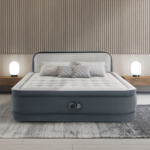 INTEX Матрас VELUR 152x236x86cm co СПИНКОЙ и встроенным насосом, DELUXE — изображение 7