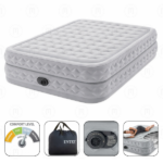 INTEX Pat gonflabil “Velur Supreme” 152x203x51 cm cu pompă încorporată 220V, până la 272 kg