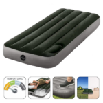 INTEX Saltea gonflabilă “Velur Downy” 76×191×25 cm cu pompă de picior integrată, până la 136 kg