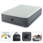 INTEX Pat gonflabil “Velur Premaire I” 152х203х46 cm cu pompă încorporată 220V, până la 272 kg