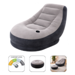 INTEX Fotoliu gonflabil cu puf VELUR ULTRA LOUNGE (Chair & Ottoman) 102x137x79 cm / 64x28 cm