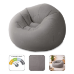 INTEX Кресло VELUR 114x114x71cm BEANLESS BAG