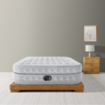 INTEX Надувная кровать “Velur Supreme” 152x203x51 см, встр.нас. 220В, до 272 кг — изображение 8