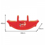 Balansoar STAR, roșu - imagine 3