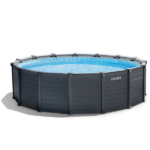 INTEX Бассейн GRAPHITE GRAY PANEL 478Х124cm, 16805Л, металлический каркас, с фильтрующим насосом, с фильтрующим насосом — изображение 7