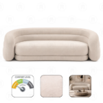 INTEX Надувной полукруглый диван "Curve" 229x109x81 см