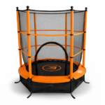 Батут Ø 140 см с металлическим каркасом и защитной сеткой