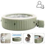 INTEX Jacuzzi SPA gonflabil “Bubble Massage” 196х71 cm, 795L, 4 persoane, Oliv