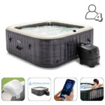 INTEX Надувной СПА джакузи “Greystone Deluxe” 211х211х71см, 795Л, 4-х местный