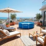 INTEX Бассейн Metal Frame Blue 244х76 см, 2843Л, металлический каркас — изображение 5