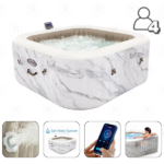 INTEX Надувной СПА джакузи “Calacatta Dual Zone Deluxe” 175×71см, 795Л, 4-х местный