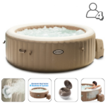 INTEX Надувной СПА джакузи “Bubble Massage” 196х71см, 795Л, 4-х местный