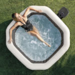 INTEX Надувной СПА джакузи “Jet & Bubble Deluxe” 201×71см, 795Л, 4-х местный — изображение 4