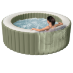 INTEX Надувной СПА джакузи “Bubble Massage” 196х71см, 795Л, 4-х местный, оливковый — изображение 20