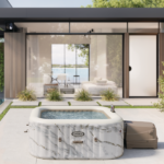 INTEX Jacuzzi SPA gonflabil “Calacatta Dual Zone Deluxe”  175x71cm, 795L, 4 persoane - imagine 2