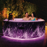 INTEX Jacuzzi SPA gonflabil “Glow Deluxe” 196х71 cm, 795L, 4 persoane - imagine 2