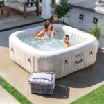 INTEX Надувной СПА джакузи “Chevron Deluxe Square Bubble” 173х71см, 795Л, 4-х местный — изображение 7