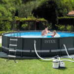 INTEX Scară pentru piscine cu înălțimea de până la 122 cm, 4 trepte, fără platformă - imagine 3