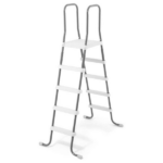 INTEX Scară pentru piscine cu înălțimea de până la 132 cm, 4 trepte, cu platformă - imagine 3