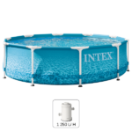 INTEX Piscină BEACHSIDE METAL FRAME 305x76 cm, 4485L, cadru metalic