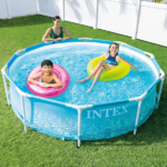 INTEX Бассейн BEACHSIDE METAL FRAME 305x76 см, 4485Л, металлический каркас — изображение 2