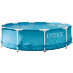 INTEX Бассейн BEACHSIDE METAL FRAME 305x76 см, 4485Л, металлический каркас — изображение 3