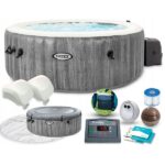 INTEX Jacuzzi SPA gonflabil “Greywood Deluxe” 216х71 cm, 1098L, 6 persoane - Image 21
