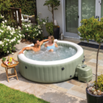 INTEX Надувной СПА джакузи “Bubble Massage” 196х71см, 795Л, 4-х местный, оливковый — изображение 3