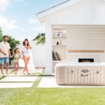 INTEX Надувной СПА джакузи “Chevron Deluxe Square Bubble” 173х71см, 795Л, 4-х местный — изображение 4