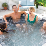 INTEX Надувной СПА джакузи “Greystone Deluxe” 239х239х71см, 1098Л, 6-и местный — изображение 3