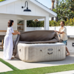 INTEX Надувной СПА джакузи “Chevron Deluxe Square Bubble” 173х71см, 795Л, 4-х местный — изображение 8