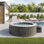 INTEX Jacuzzi SPA gonflabil “Greywood Deluxe” 216х71 cm, 1098L, 6 persoane - Image 2