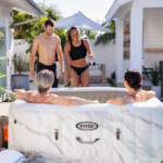 INTEX Jacuzzi SPA gonflabil “Calacatta Dual Zone Deluxe”  175x71cm, 795L, 4 persoane - imagine 4