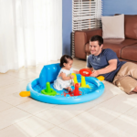 Bestway Piscină gonflabilă pentru copii cu baldachin "Scoica de mare" 115x89x76 cm, 45 L, de la 6 luni - imagine 13