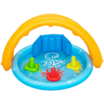 Bestway Piscină gonflabilă pentru copii cu baldachin "Scoica de mare" 115x89x76 cm, 45 L, de la 6 luni - imagine 4