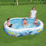 Bestway Детский надувной бассейн 262х157х46см "Подводный мир" 544л — изображение 9