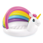INTEX Piscină gonflabilă pentru copii cu baldachin “ Unicorn ” 127x102x69 cm, 45 L, 1-3 ani