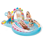 INTEX Centrul de joc gonflabil cu topogan si bazin 295x191x130см, 206L, 2+ - imagine 7