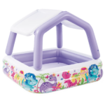 INTEX Piscină gonflabilă pentru copii cu baldachin 157x157x122 cm, 295 L, 2+