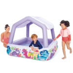 INTEX Piscină gonflabilă pentru copii cu baldachin 157x157x122 cm, 295 L, 2+ - imagine 6