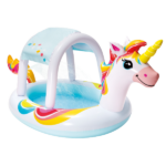 INTEX Piscină gonflabilă pentru copii cu baldachin "Unicorn" 254x132x109 cm, 130 L, 2+