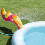 INTEX Детский надувной бассейн с навесом "Единорог" 254x132x109 см, 130 Л, 2+ — изображение 4