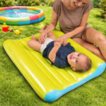 INTEX Saltea de înfășat gonflabilă 79x58x13 cm cu mini-pompă manuală, până la 11 kg, 0-12 luni - imagine 2