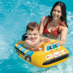 INTEX Детский надувной круг с вырезами для ног 79х58 см, до 15 кг, 1-2 года, 3 модели — изображение 2