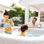 INTEX Jacuzzi SPA gonflabil “Chevron Deluxe Square Bubble” 193×71,1098L, 6 persoane - imagine 10